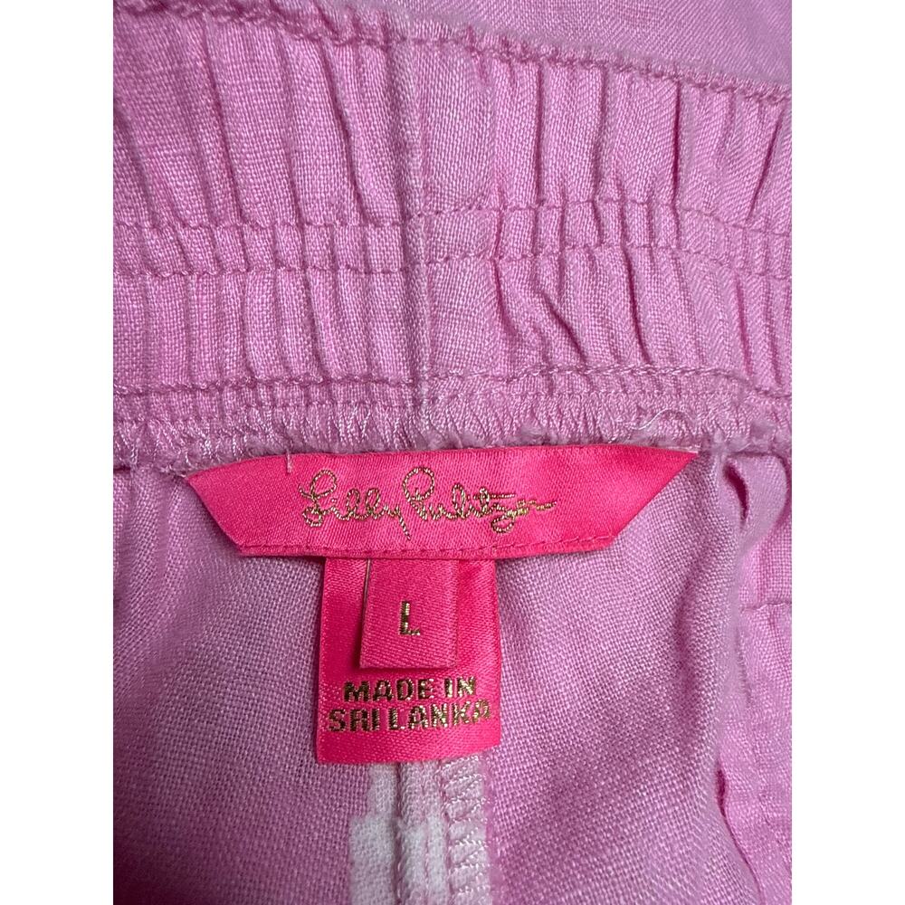 Lilly Pulitzer Linen Shorts Womens Size Large Pink Scalloped Hem Preppy
Coastal - Picture 4 of 7